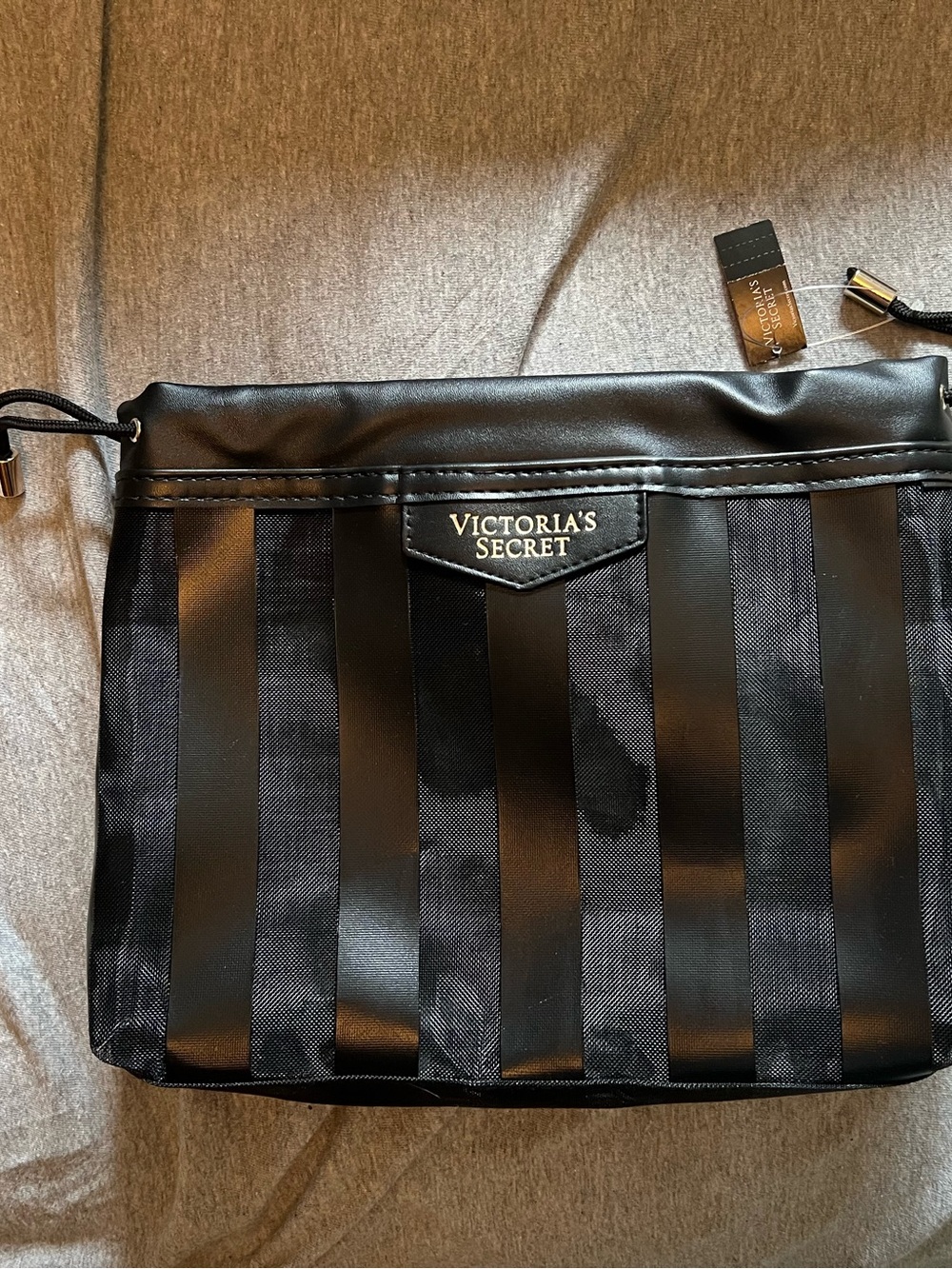 Victoria's Secret Legacy Stripe Cosmetic Bag